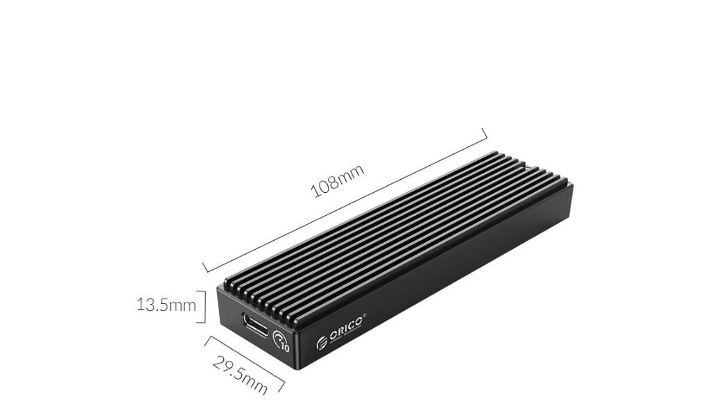 Hộp ổ cứng M2 ORICO M2PV-C3-BK-HW NVMe M.2 SSD Tốc độ 10Gbps