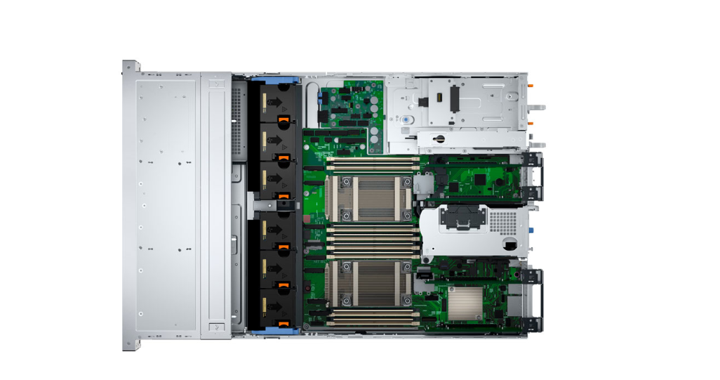 Máy chủ Dell PowerEdge R760xs 42SVRDR760-S4A (Intel Xeon Silver 4510 2.4G | 16GB RDIMM | 1.2TB HDD | PERC H755 | iDRAC9, Enterprise 16G | DHP PSU 2x800W | BC5720DP 1GbE LOM | BC57414DP 10 | 25GbE | Rails | Bezel | 2xJumpercord | ProSupport 36M)