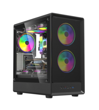 Vỏ Máy Tính KENOO ESPORT M326 - Màu Đen Size MATX