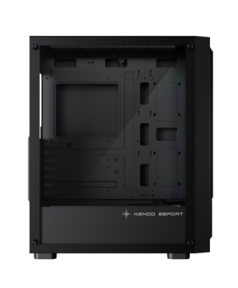 Vỏ máy tính KENOO ESPORT EM730 - 3F (Màu Đen)