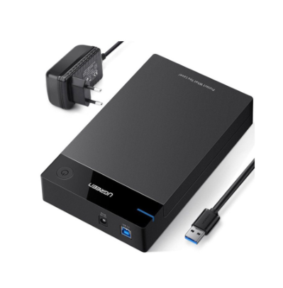 Hộp đựng ổ cứng 3.5 inch Sata/USB 3.0 hỗ trợ 10TB chính hãng Ugreen 50422