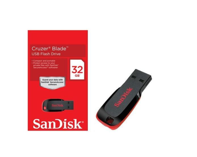 USB SanDisk Cruzer Blade CZ50 -32GB (SDCZ50-032G-B35)
