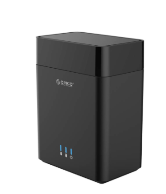 Hộp ổ cứng ORICO 3.5 inch 2 khe cắm SATA 3 USB 3.0 Type B - DS200U3