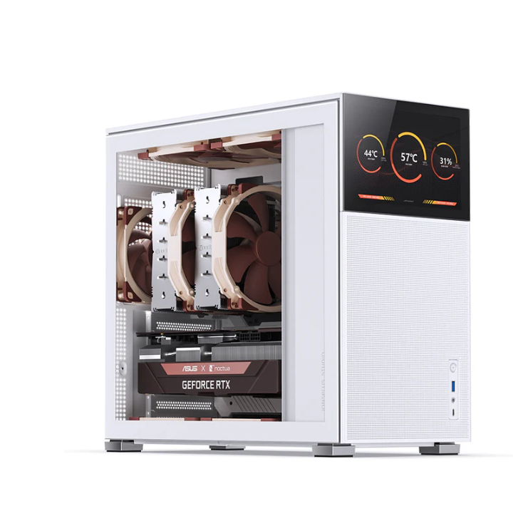Vỏ case Jonsbo D41 MESH SC White ( Mid Tower, Màu Trắng, Màn Hình Phụ 8'')