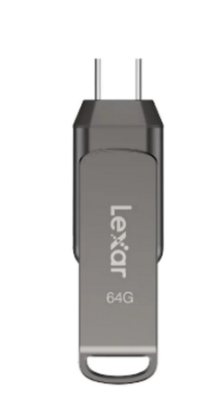 USB Lexar JumpDrive D400 64GB USB-C LJDD400064G-BNQNG