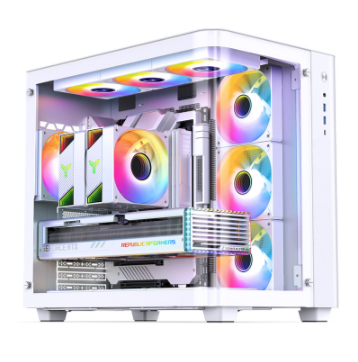 Vỏ case Jonsbo TK-3 White (ATX,Mid Tower,Màu Trắng,Kính Cong) Case Bể Cá