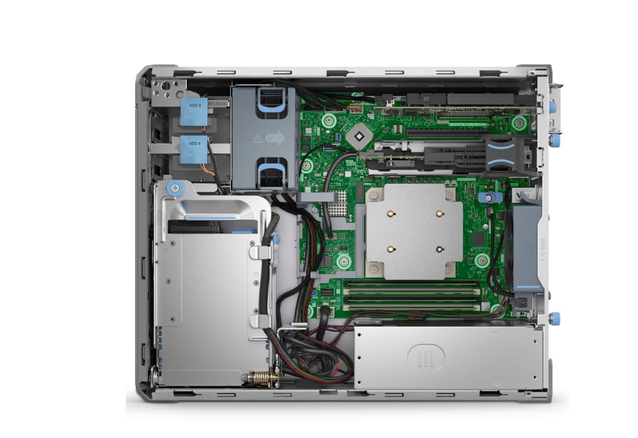 Máy chủ Dell PowerEdge T160 42SVRDT1601B (Intel Xeon E-2414 2.6G | 16GB Ram | 2TB HDD | iDRAC9, Basic 16G | PERC H755 | Powercord | BC5720DP 1GbE LOM | DVD-ROM EXT | PSU 300W | 3Years)