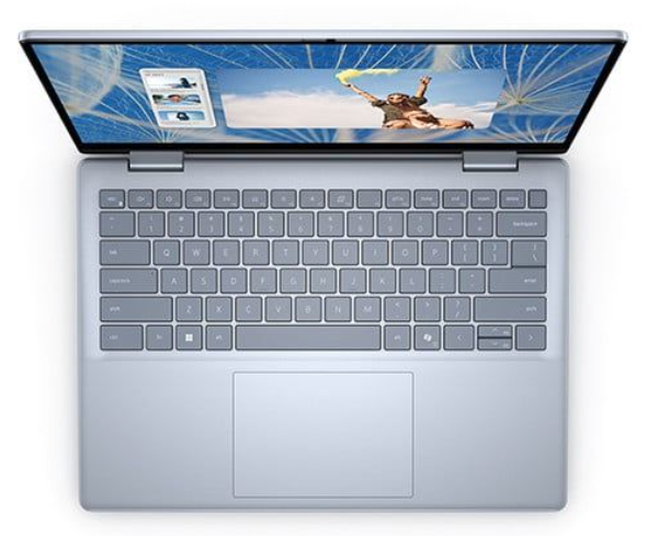 Máy tính xách tay Dell Inspiron 7440 2 in1 ( Intel Core 5 .120U/ RAM 8GB /SSD 512GB/Intel Graphics/ 14.0inch FHD+Touch/ Win 11/Blue_1CPD4_NK)