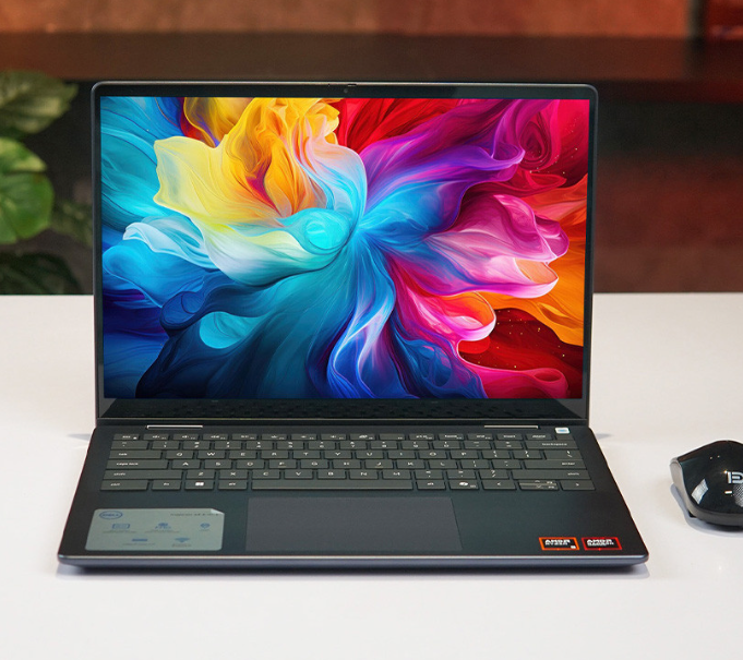 Máy tính xách tay Dell Inspiron 14 7445 ( AMD Ryzen5. 8640HS /RAM 8GB /SSD 512GB /AMD Radeon Graphics/14.0inch FHD+ Touch /Win 11 /Blue_77CF1_NK)