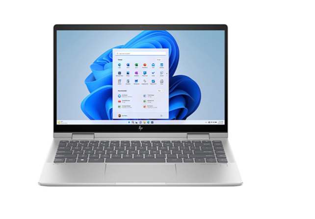 Máy tính xách tay HP Envy x360 2 in 1 14-es1023dx ( Intel Core 7. 150U/RAM 16GB/ SSD 512GB/ Intel Iris Xe Graphics/ 14.0inch FHD Touch /Win 11/ Silver_9R8R3UA)