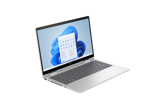 Máy tính xách tay HP Envy x360 2 in 1 14-es1023dx ( Intel Core 7. 150U/RAM 16GB/ SSD 512GB/ Intel Iris Xe Graphics/ 14.0inch FHD Touch /Win 11/ Silver_9R8R3UA)