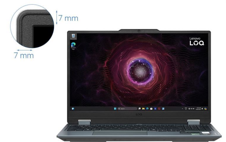 Laptop Lenovo Gaming LOQ 15ARP9 - 83JC0040VN (R7 7435HS, 24GB, 512GB, RTX 4050 6GB, Full HD 144Hz, Win11)