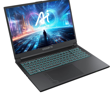 Laptop GIGABYTE G6 MF-72VN854KH (Intel Core i7-13700H | RTX 4050 | 16 inch WUXGA 165Hz | 16GB | 1TB | Win 11 | Đen)