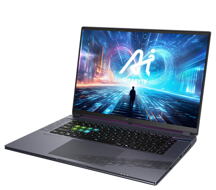 Laptop Gigabyte AORUS 16X ASG-53VNC54SH (Intel Core i7-14650HX | RTX 4070 8GB | 16 inch WQXGA 165Hz | 16GB | 1TB | Win 11 | Xám)