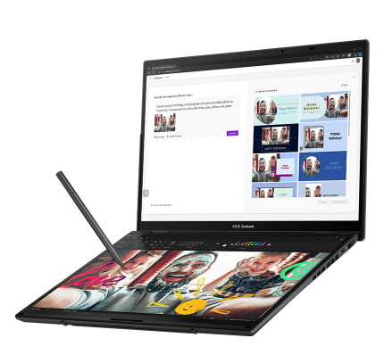 Laptop Asus ZenBook Duo UX8406CA-PZ109WS (Intel Core Ultra 9 285H | 32GB | 1 TB | 14 inch 3K OLED | Cảm ứng | Win 11 | Office | Xám)