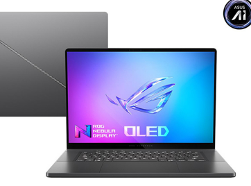 Laptop Asus ROG Zephyrus G16 GU605CR-QR137W (Intel Core Ultra 9 285H | RTX 5070 Ti | 16 inch 2.5K OLED 240Hz| 32GB | 1TB | Win 11 | Xám)