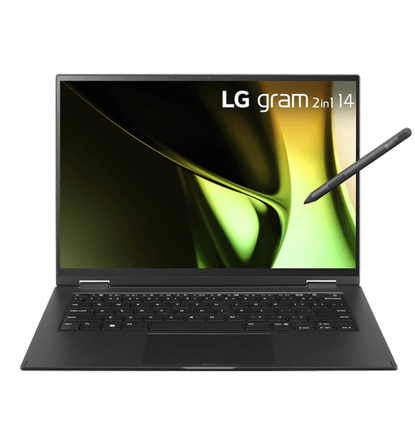 Laptop LG Gram 2024 2 in 1 14T90S-G.AH55A5 (Intel Core Ultra 5 125H | 16GB | 512GB | Intel Arc | 14 inch WUXGA | Cảm ứng | Win 11 | Đen)