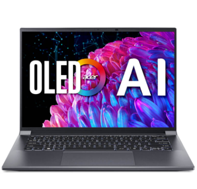 Laptop Acer Swift X 14 AI SFX14-72G-79UW (Intel Core Ultra 7 155H | 32GB | 1TB | RTX 4070 | 14 inch 2.8K OLED | Win 11 | Xám)