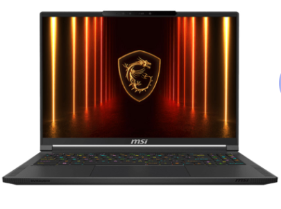 Laptop MSI Stealth A16 AI+ A3XWHG085VN (AMD Ryzen AI 9 HX 370 | RTX 5070 Ti 12GB GDDR7 | 16 inch QHD+ OLED | 32GB | 1TB | Fingerprint | Windows 11 Home SEA | Đen)