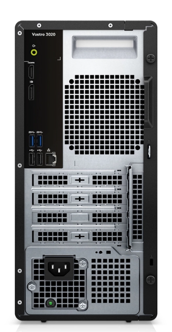 Cây máy tính để bàn Dell Vostro 3020 Tower (Core i7-13700 / 8GB RAM / 512GB SSD) / WL + BT / K + M / Win11 / No Office / New / 1Yr