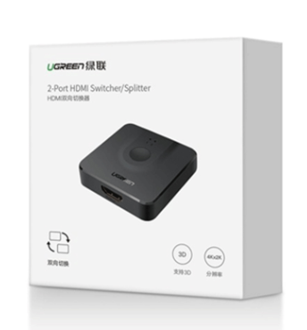 Bộ gộp HDMI 2 vào 1 ra hỗ trợ 4Kx2K 30hz Ugreen (50966)