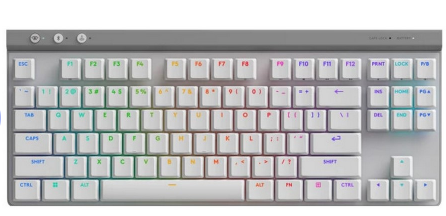 Bàn phím cơ Logitech G515 LightSpeed TKL Wireless White Tactile switch