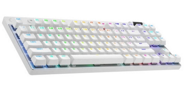 Bàn phím cơ Logitech G Pro X TKL LightSpeed Wireless White Tactile switch