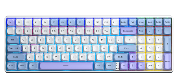 Bàn phím cơ AULA S100 Pro Starry Cloud Red switch