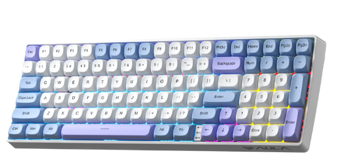 Bàn phím cơ AULA S100 Pro Starry Cloud Red switch
