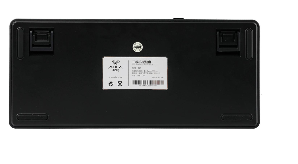 Bàn phím cơ AULA F75 3 Mode Black Gold Reaper switch
