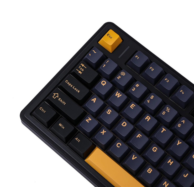 Bàn phím cơ AULA F75 3 Mode Black Gold Reaper switch