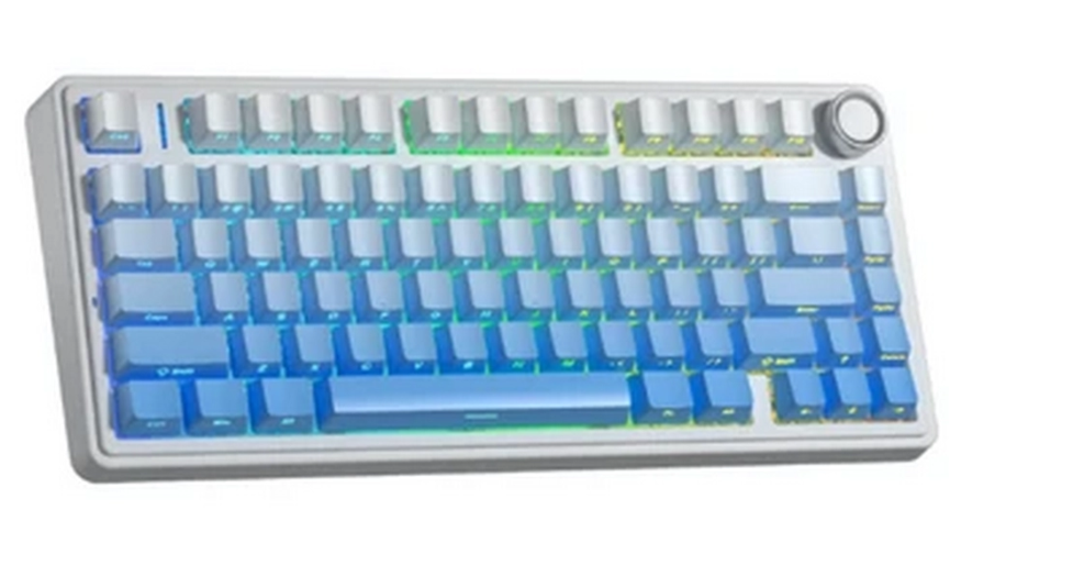 Bàn phím cơ AULA F75 White Blue Gradient Reaper switch