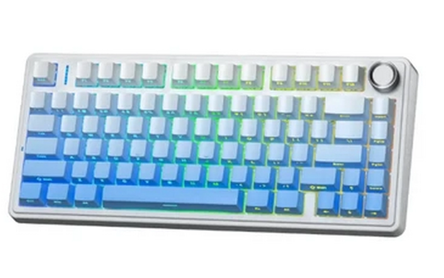 Bàn phím cơ AULA F75 White Blue Gradient Reaper switch