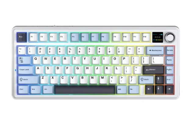 Bàn phím cơ AULA F75 MAX Glacier Blue Reaper switch