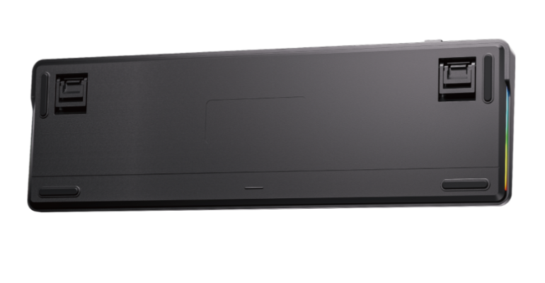 Bàn phím cơ AULA F108 Pro Black Pink Gradient Grey Wood V3 switch