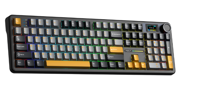 Bàn phím cơ AULA F108 Pro Golden Reaper switch