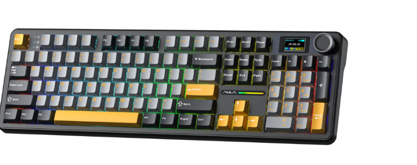 Bàn phím cơ AULA F108 Pro Golden Reaper switch
