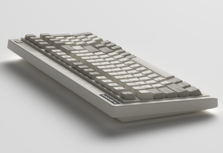 Bàn phím cơ FL-Esports OG98 White Grey 3 Mode Kailh Cool Mint V2 switch