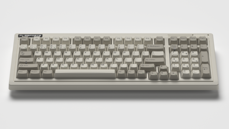 Bàn phím cơ FL-Esports OG98 White Grey 3 Mode Kailh Cool Mint V2 switch