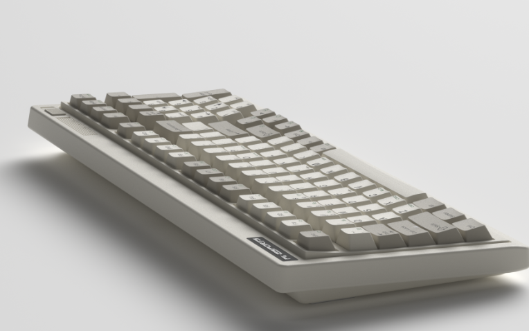 Bàn phím cơ FL-Esports OG98 White Grey 3 Mode Kailh Ice Silver switch