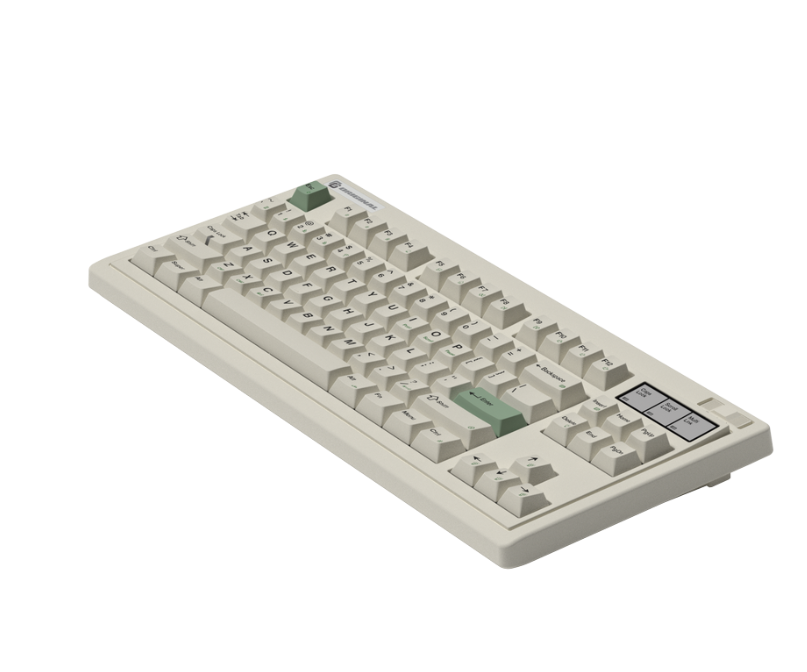Bàn phím cơ FL-Esports OG87 Classic White 3 Mode Kailh Cool Mint V2 switch