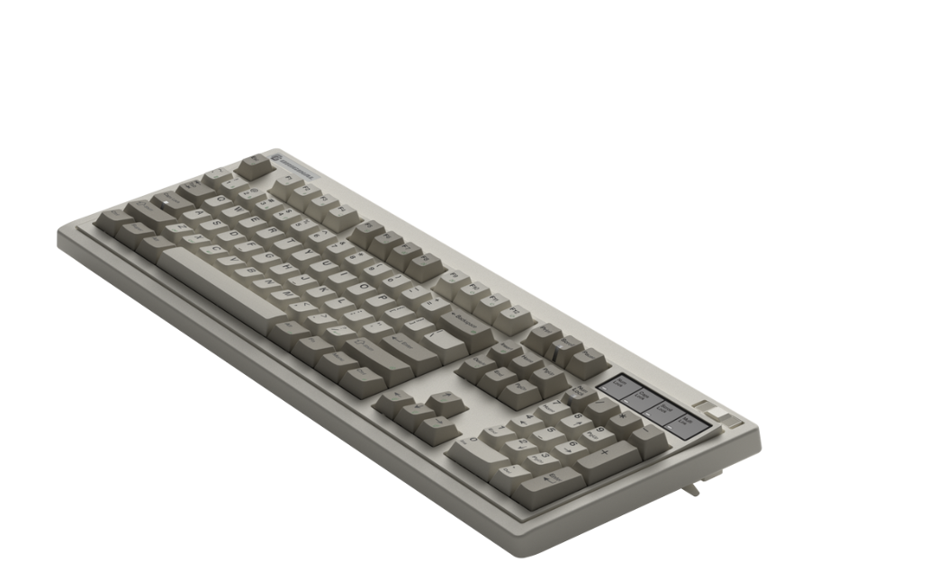 Bàn phím cơ FL-Esports OG104 Retro Grey 3 Mode Kailh Cool Mint V2 switch