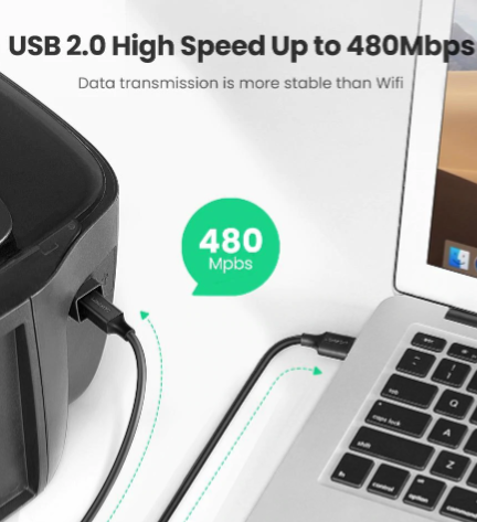 Cáp USB 2.0 máy in 3m Ugreen 10351