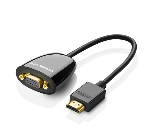 Cáp chuyển đổi HDMI to VGA ( không Audio )chính hãng Ugreen 40253 cao cấp