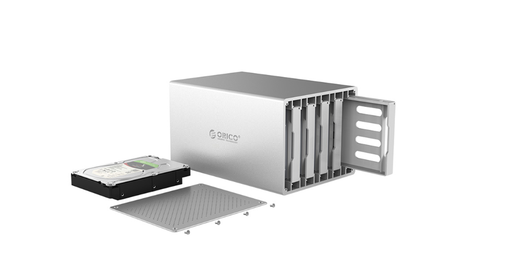 Hộp ổ cứng ORICO 3.5 inch 5 khe cắm SATA 3 USB 3.0 Type B - WS500RU3