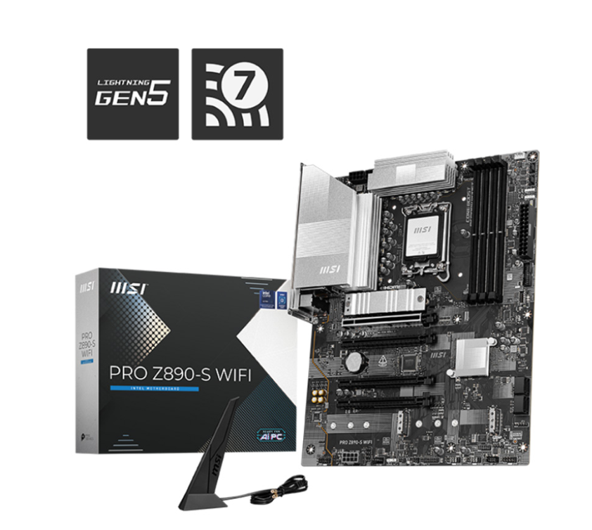 Mainboard MSI PRO Z890-S WIFI DDR5 (Wifi+Bluetooth+Thunderbolt 4)