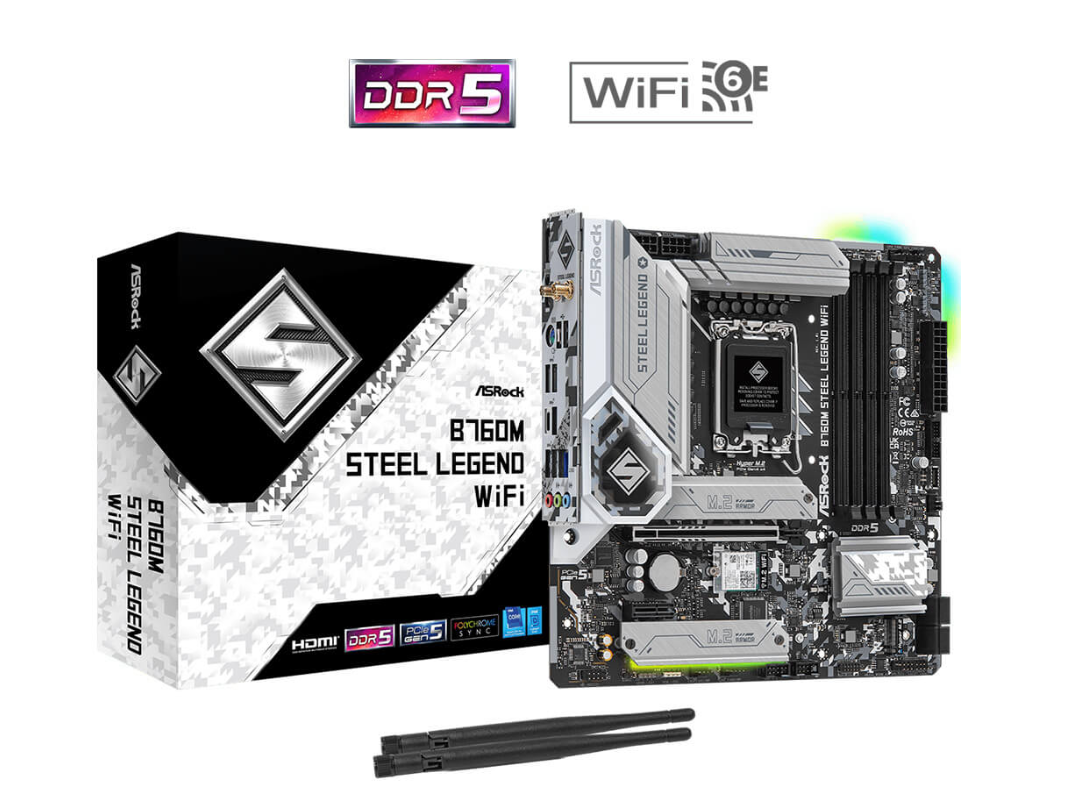Mainboard Asrock B760M STEEL LEGEND WIFI DDR5