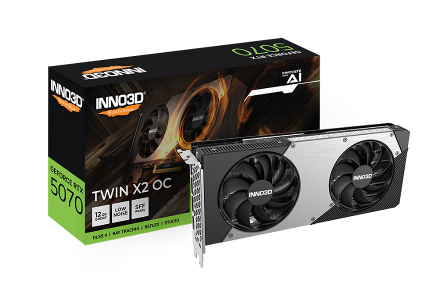 VGA Inno3D Geforce RTX 5070 TWIN X2 OC 12GB GDDR7