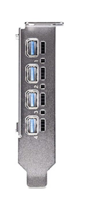 VGA Leadtek RTX A400 4GB (4 cổng MiniDP)