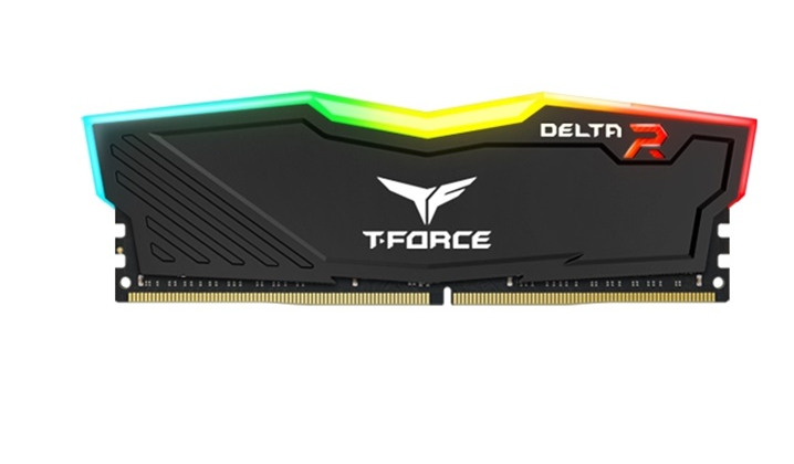 Ram TEAMGROUP T-Force DELTA RGB 8GB (1x8GB) DDR4 3200MHz (Đen)